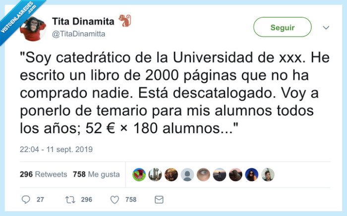 libros,profesor,encasquetar