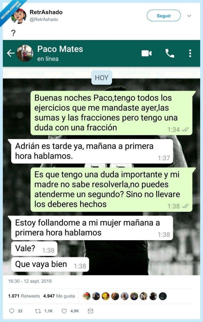 profesor,ejercicio,molestar