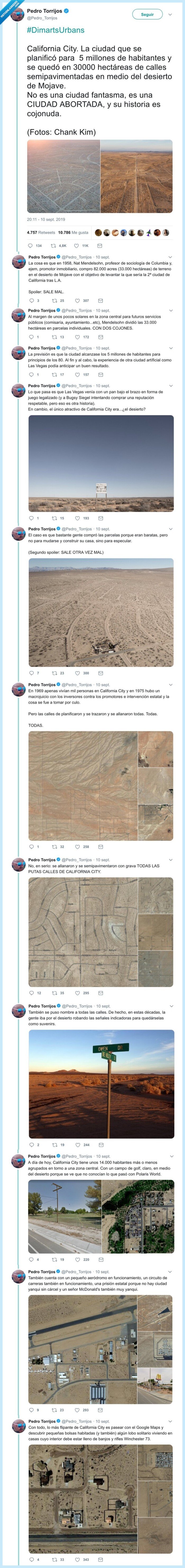 california city,ciudad,artificial