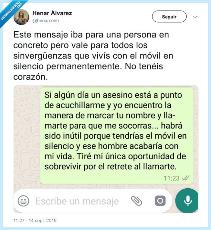 móvil,silencio,mensaje