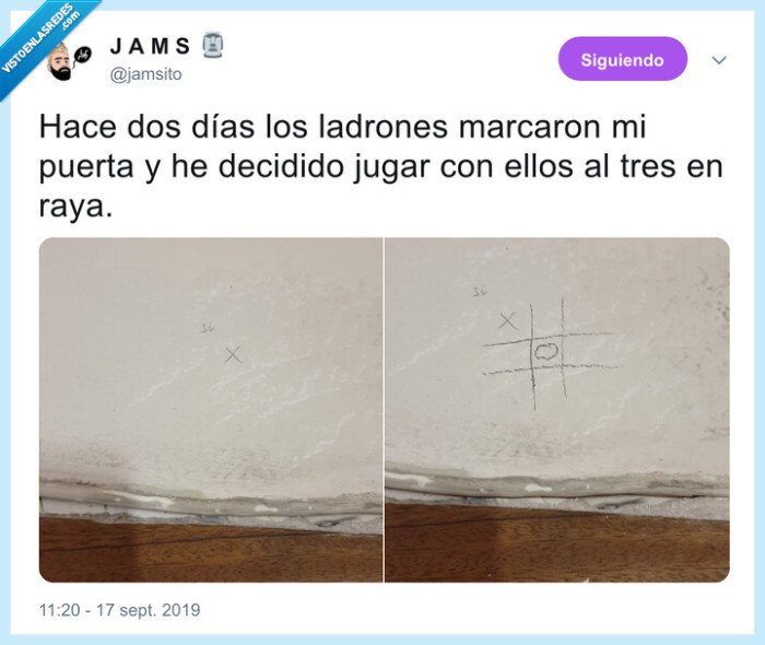 ladrones,marcar,tres en raya