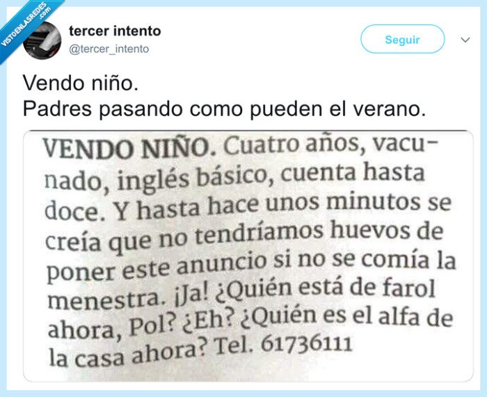vendo niño,padre,venta,anuncio