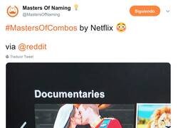 Enlace a Buena combinación, Netflix. Por @MastersOfNaming