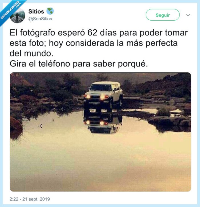 fotón,al revés,coche,lago