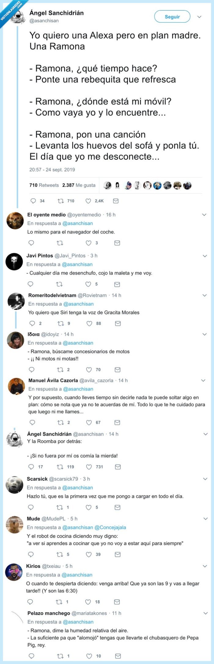 ramona,alexa,roomba,thermomix