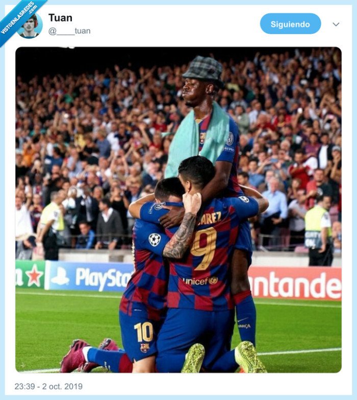 dembele,messi,suárez,negro de whatsapp