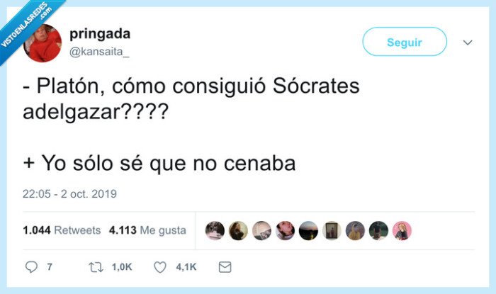 socrates,cenar,no cenaba