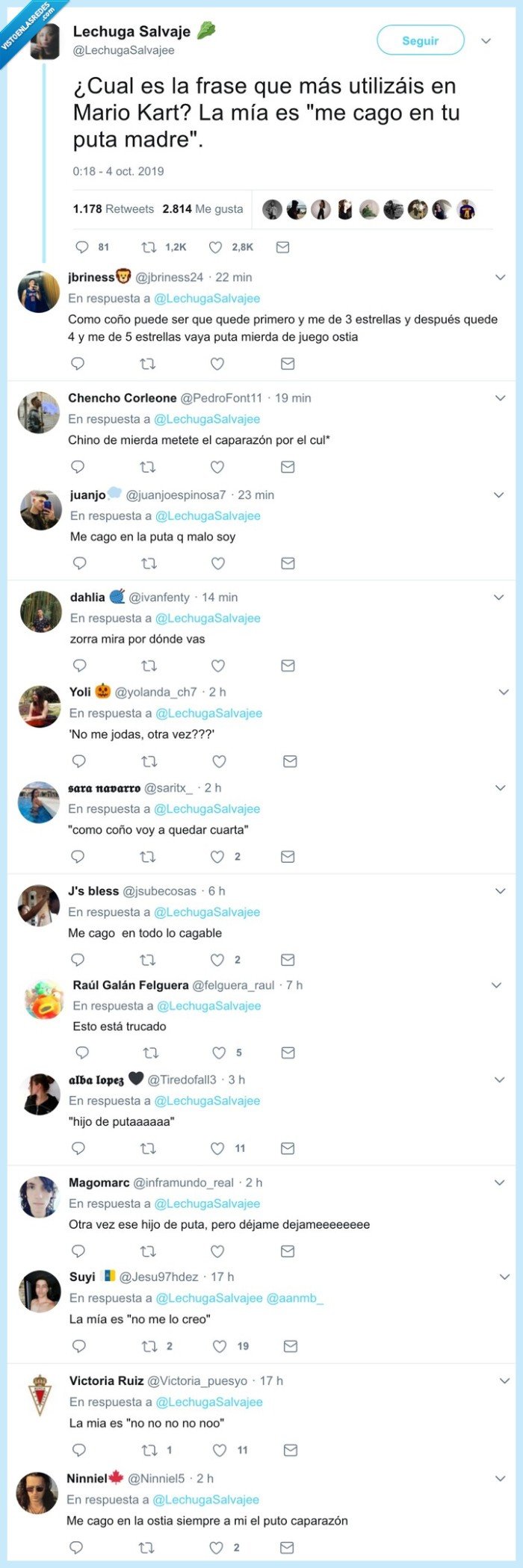 mario kart,insultos,odio,hate