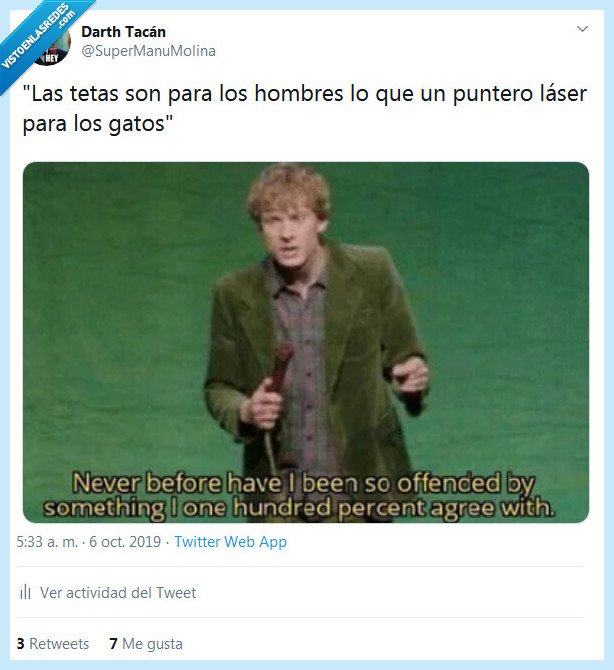 tetas,hombres,puntero láser,gatos