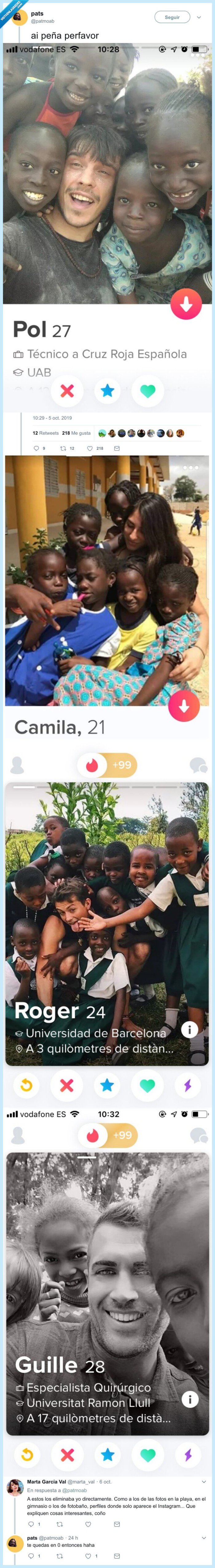 tinder,ligar,áfrica,humanitarios