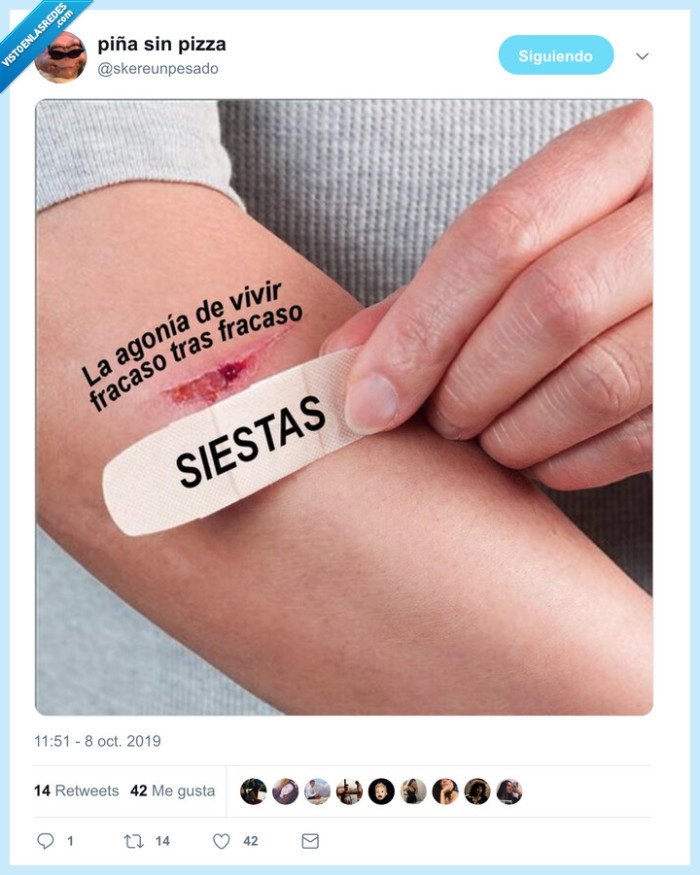siesta,problemas