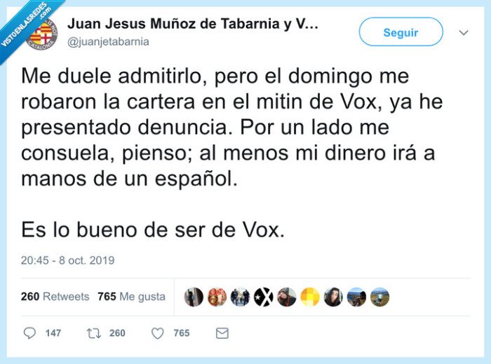 robar,vox,español