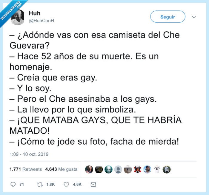 che guevara,incoherencia,gay