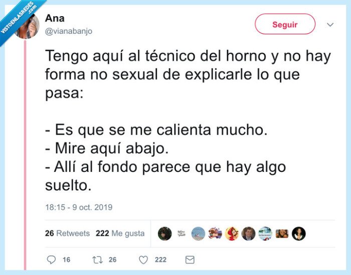 horno,indirectas,técnico,arreglar