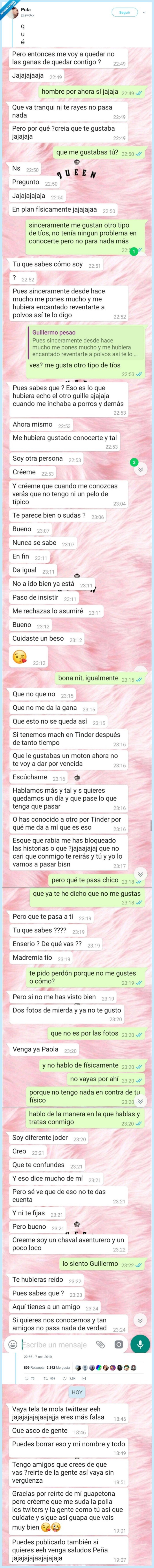guillermo,ligar,tinder,pesao,que no
