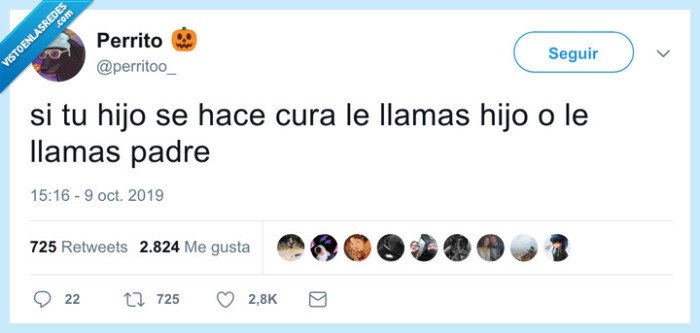 padre,hijo,cura,llamar