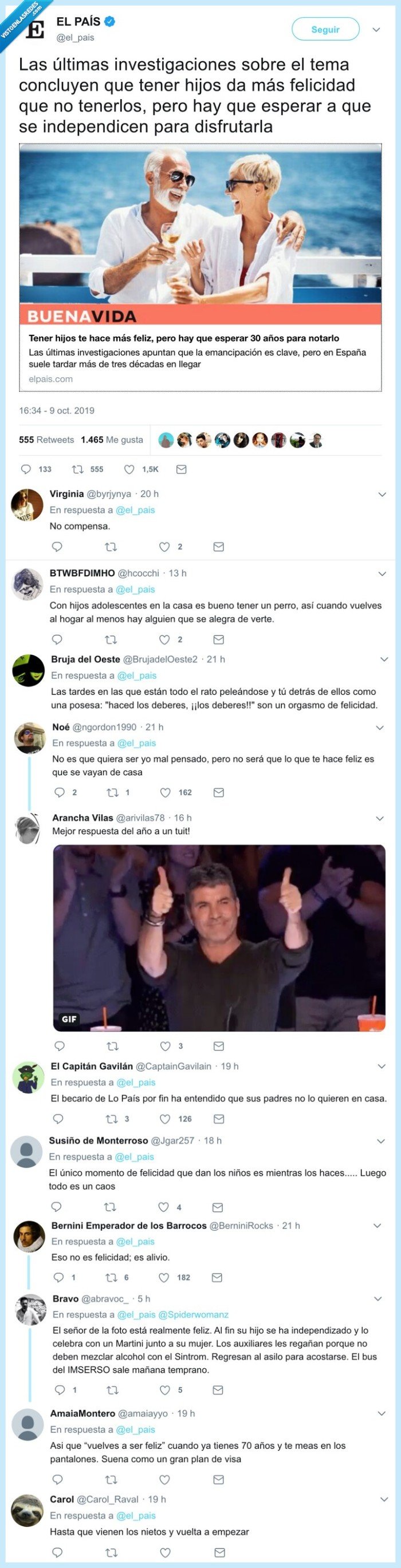 hijos,felicidad,independizarse,30 años