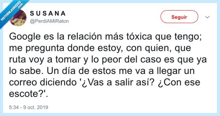 Google,relacion toxica,twitter
