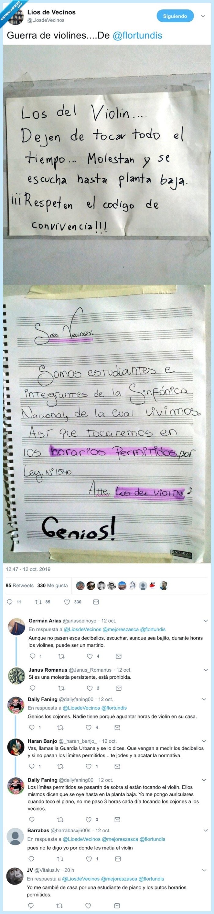 violinistas,violin,musica,vecinos,molestar