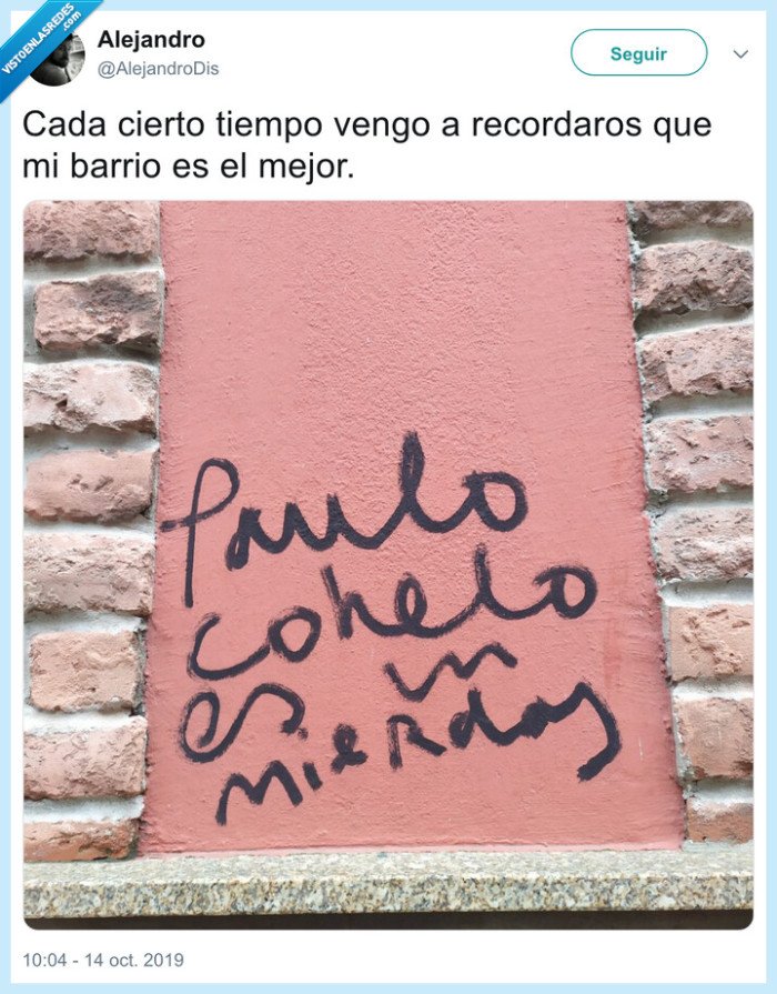 paulo coelho,pintada,pared