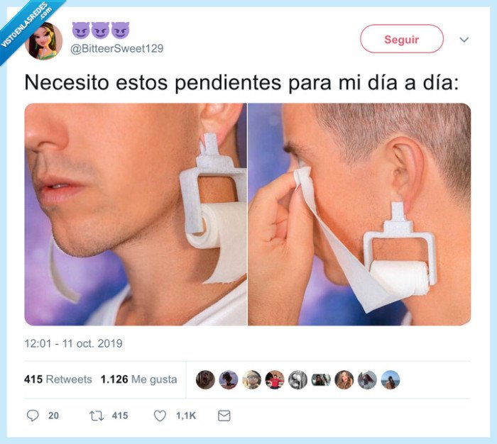 llorar,papel,wc,orejas,artilugio