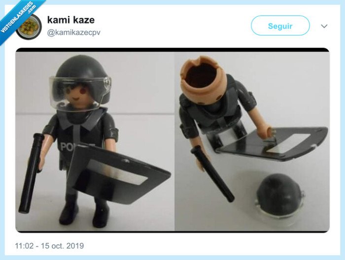 playmobil,cabeza,hueca,policía