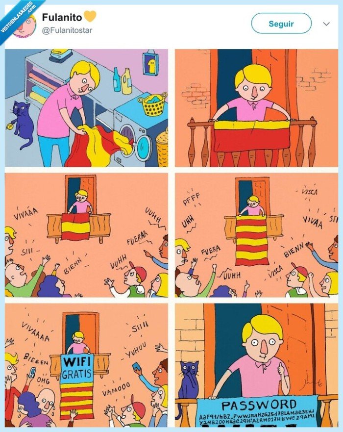 bandera,catalunya,españa,barcelona,wifi,clave