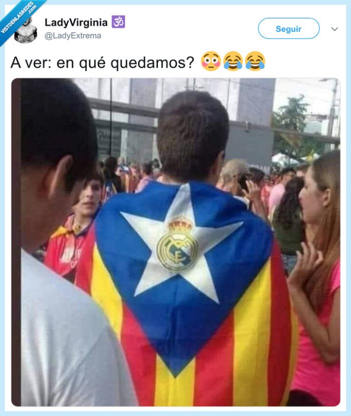 real madrid,bandera,estelada,independentista