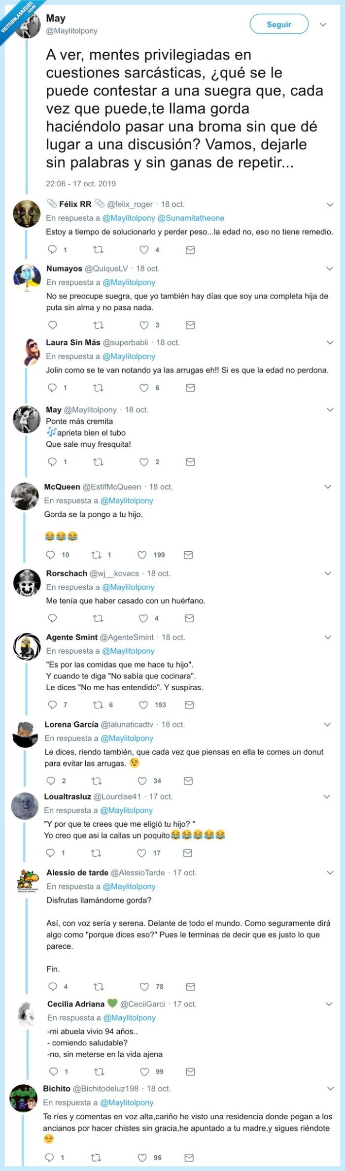 gorda,zasca,nuera,suegra