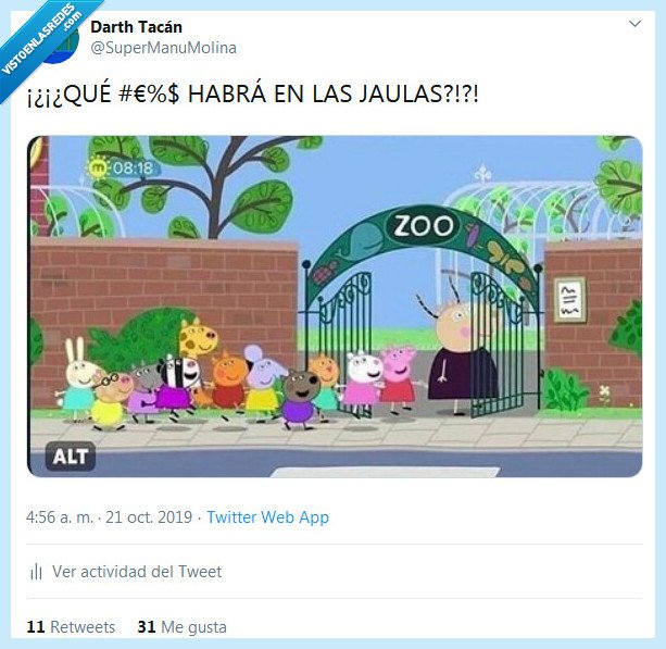 jaula,pepa pig,animales