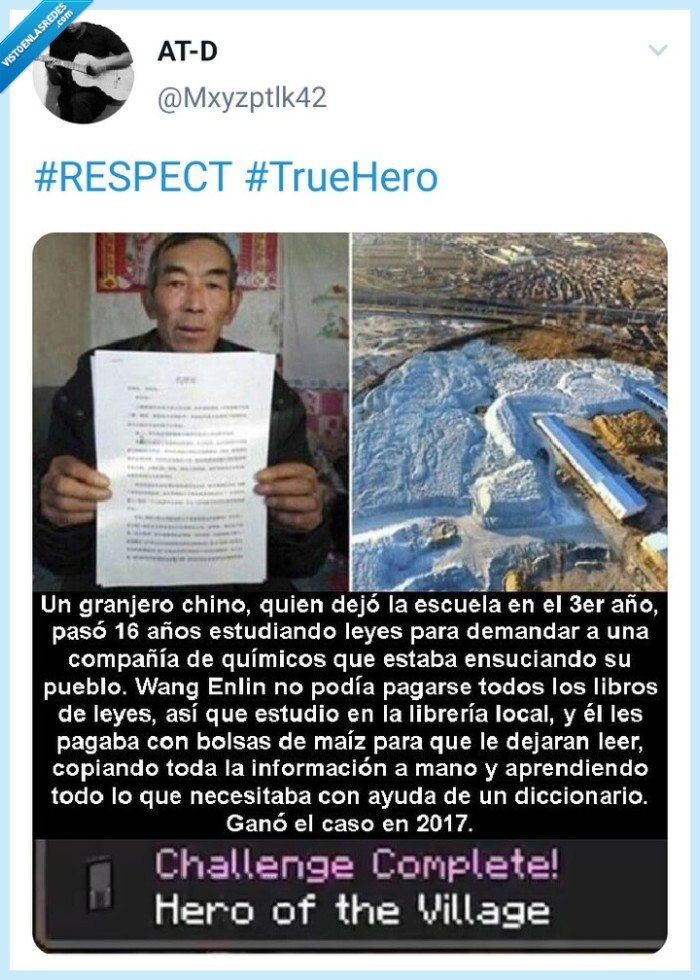 Granjero chino,perseverancia,demanda,ganar,héroe,Mxyzptlk42