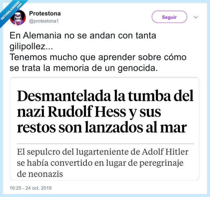 hess,franco,restos,dictador,alemania,españa