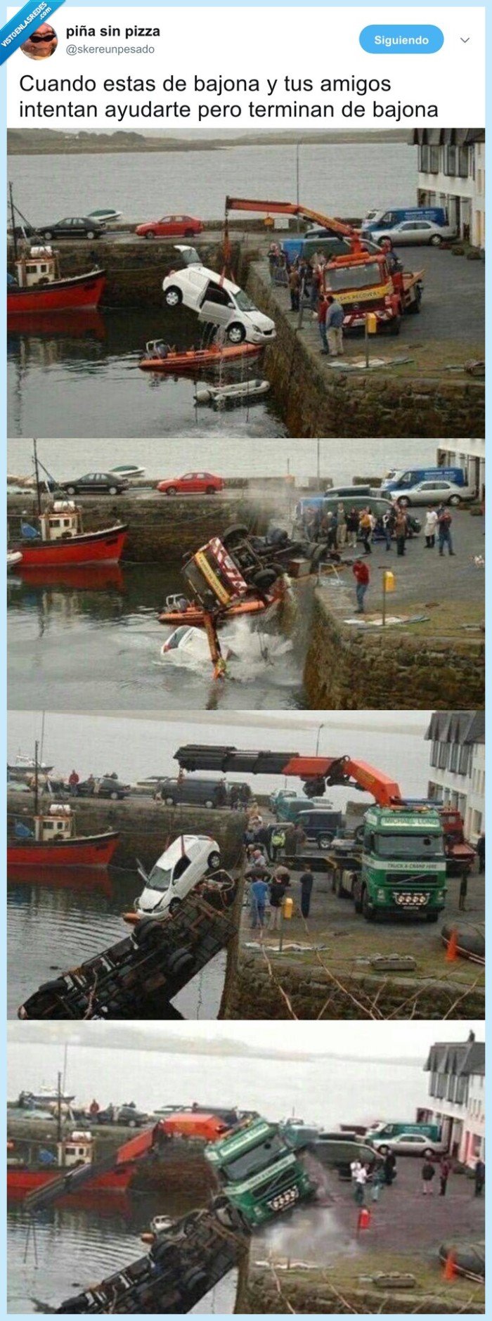 bajona,rescate,coches,liada