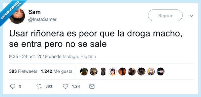 riñonera,droga,entrar,salir