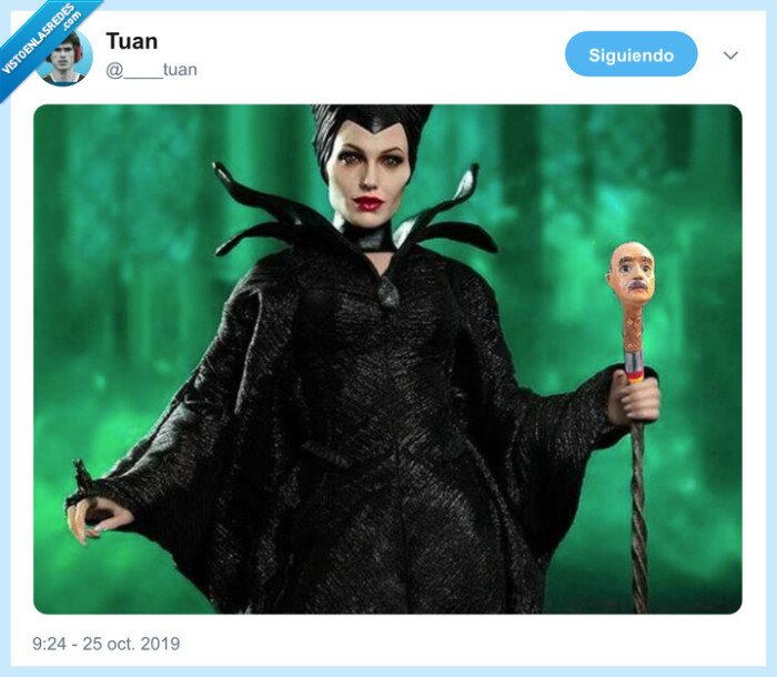 franco,bastón,maléfica,mangala