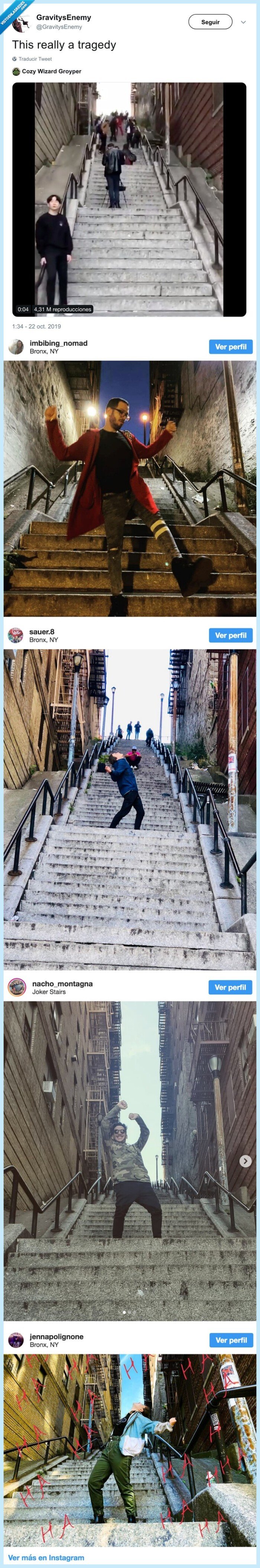 joker,escaleras,bronx