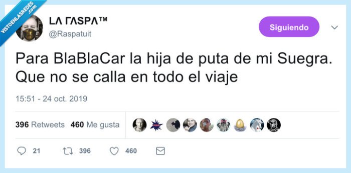 blablacar,pesada,coche,suegra