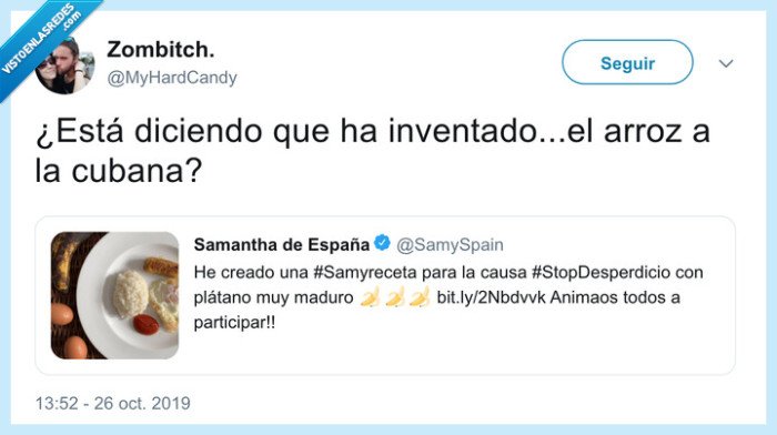 samantha,samyreceta,arroz a la cubana