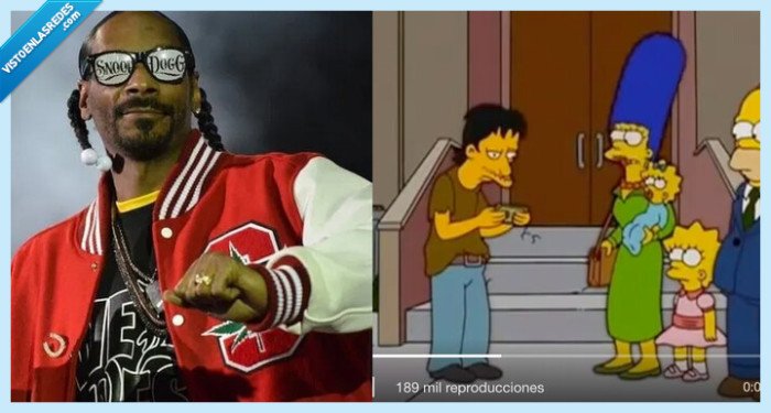 530406 - Los Simpsons ya predijeron lo de Snoop Dogg y el empleado que le lía los porros