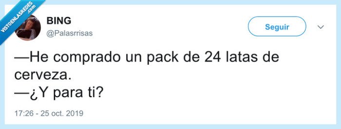 cervezas,birra,pack,para mí