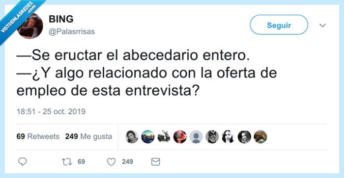 entrevista,eructar,abecedario