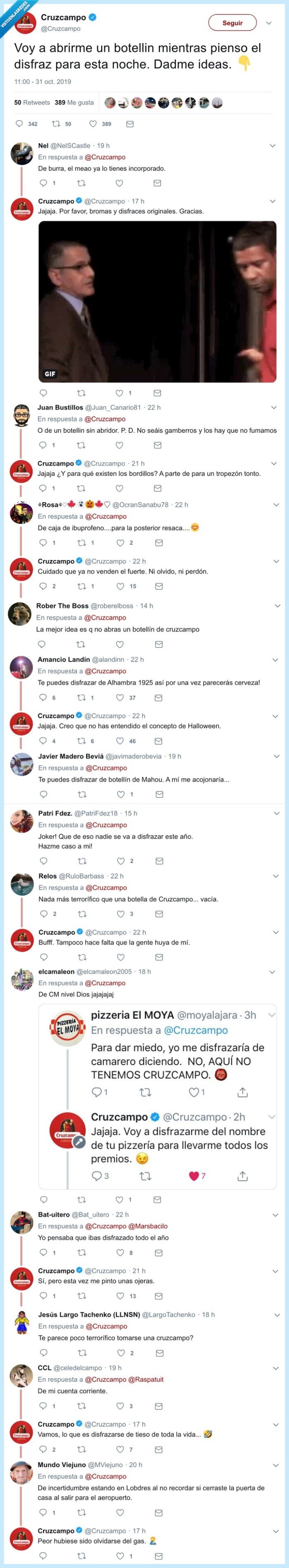 halloween,cruzcampo,disfraz,cerveza