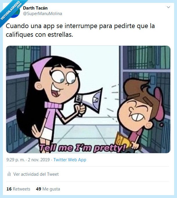 app,calificar,estrellas,interrumpir