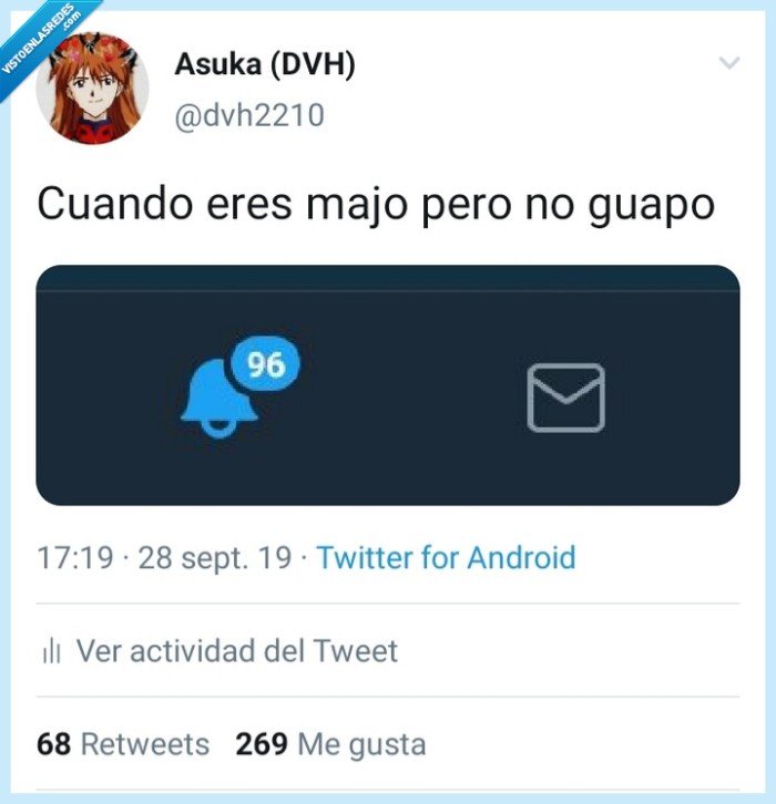 guapo,majo,notificaciones,mensajes,DM's,privado,feo