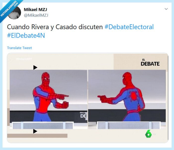 Rivera,Casado,discutir,SpiderMan,iguales,Copias