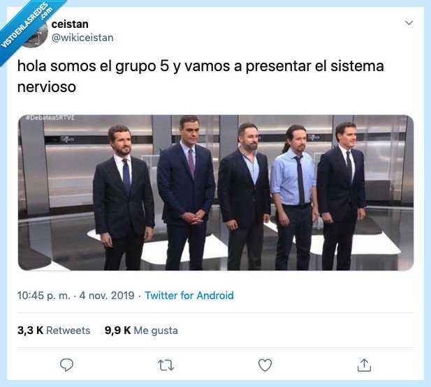 grupo 5,debate,partido,politico,presentar,colegio,grupo