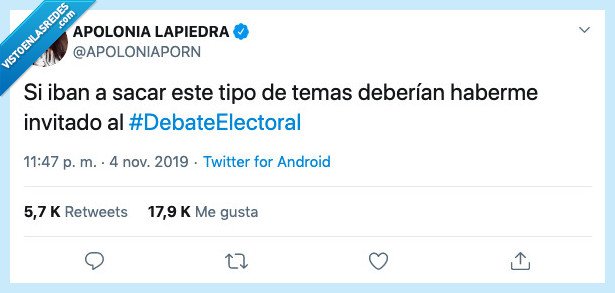 apolonia,lapiedra,tema,expertos,debate,elecciones