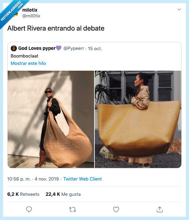 equipaje,albert rivera,debate,bolso,grande