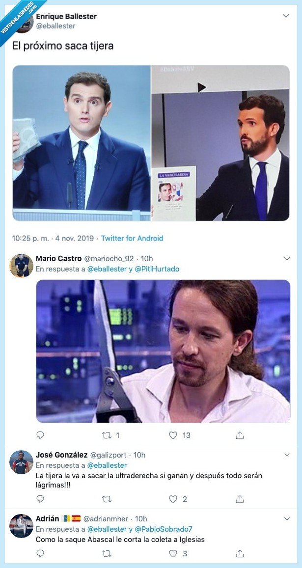 piedra,papel,tijeras,debate,rivera,casado,abascal,iglesias