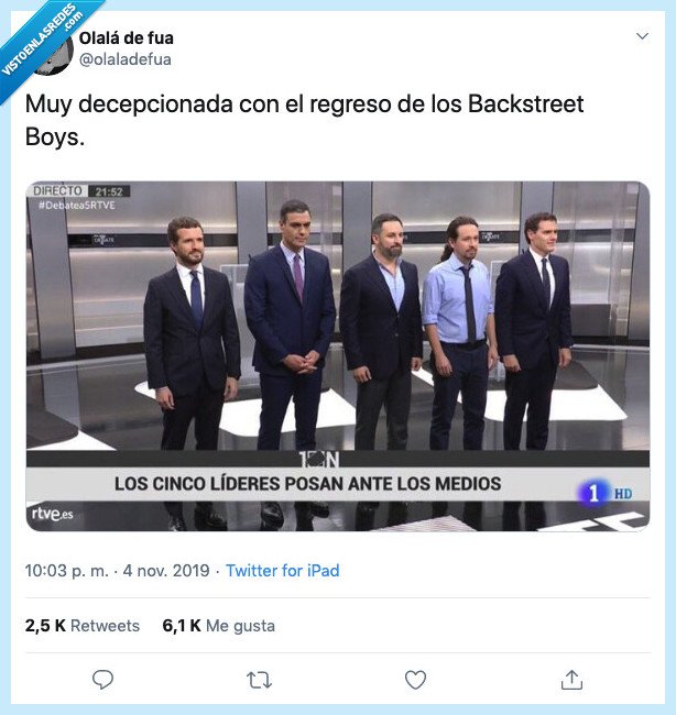 backstreet boys,politica,elecciones,debate,candidatos